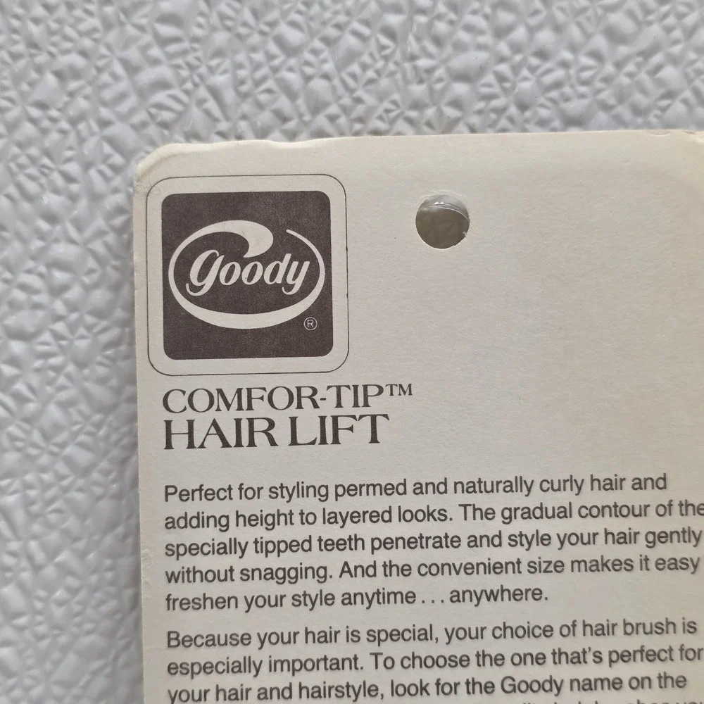 Vintage Goody Red Hair Lift Pick Metal Pins With Comfor-Tip New NOS 1982